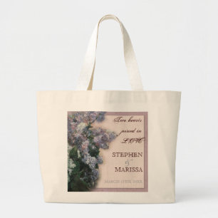 Grand Tote Bag Lilas impressionnistes - jeune mariée Fourre-tout