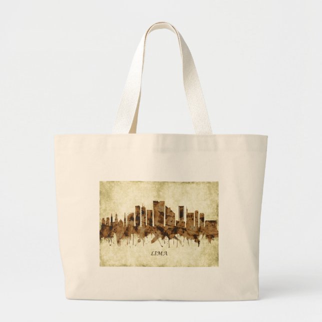 Grand Tote Bag Lima Pérou (Devant)