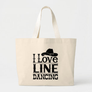 Grand Tote Bag Line Dancing Cowboy Boots Cowgirl Country Music
