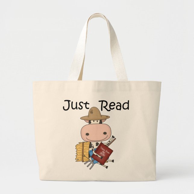 Grand Tote Bag Lire juste (Devant)