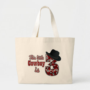 Grand Tote Bag Little Cowboy 3e anniversaire
