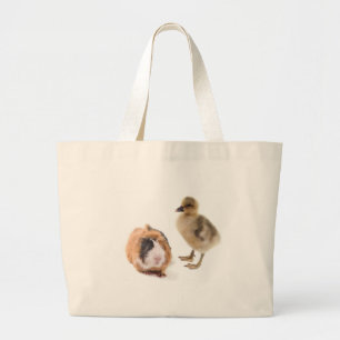 Grand Tote Bag little goose and guinea pig