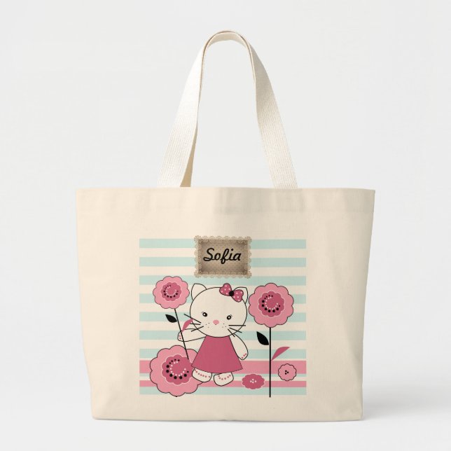 Grand Tote Bag Little Kitty (Devant)