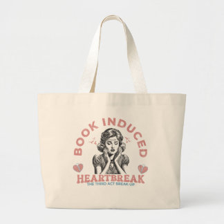 Grand Tote Bag Livre Induire Heart-break Jumbo Fourre-tout