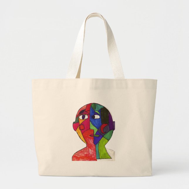 Grand Tote Bag Livre-Satomi K (Devant)
