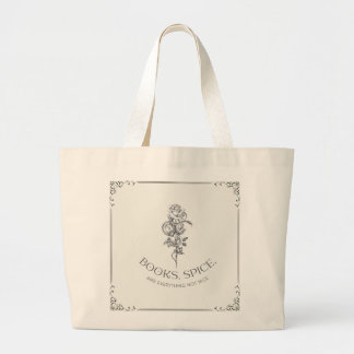 Grand Tote Bag Livres Et Épices
