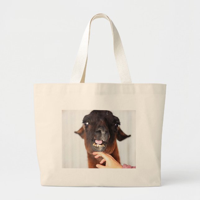 Grand Tote Bag Llama Love (Devant)