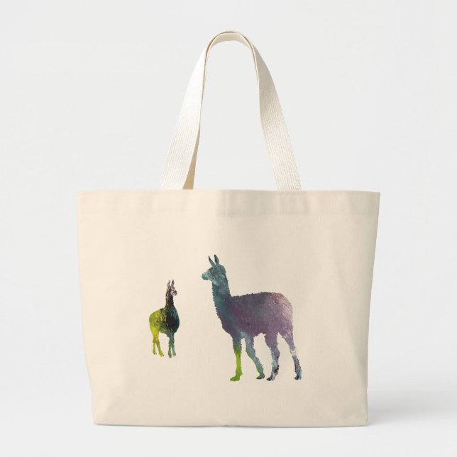 Grand Tote Bag Llamas (Devant)