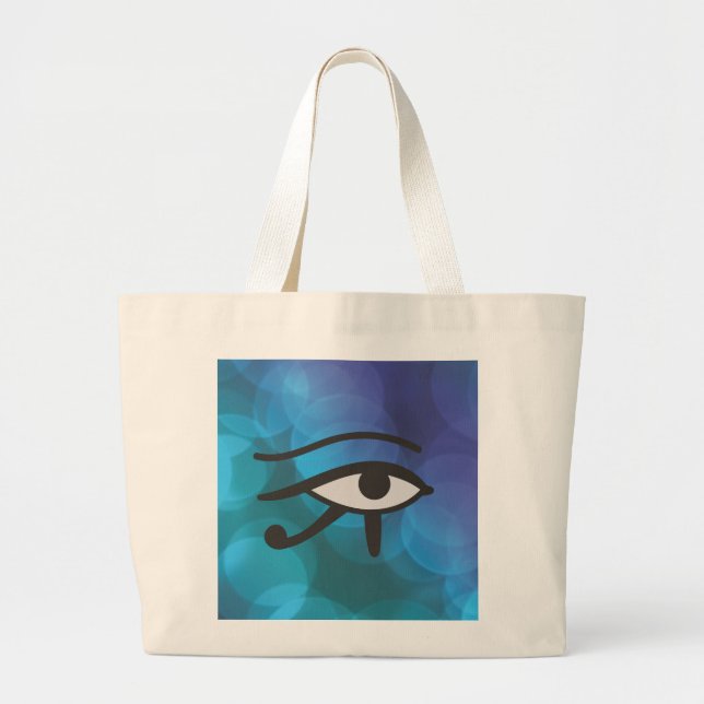 Grand Tote Bag L'oeil de Huros. (Devant)