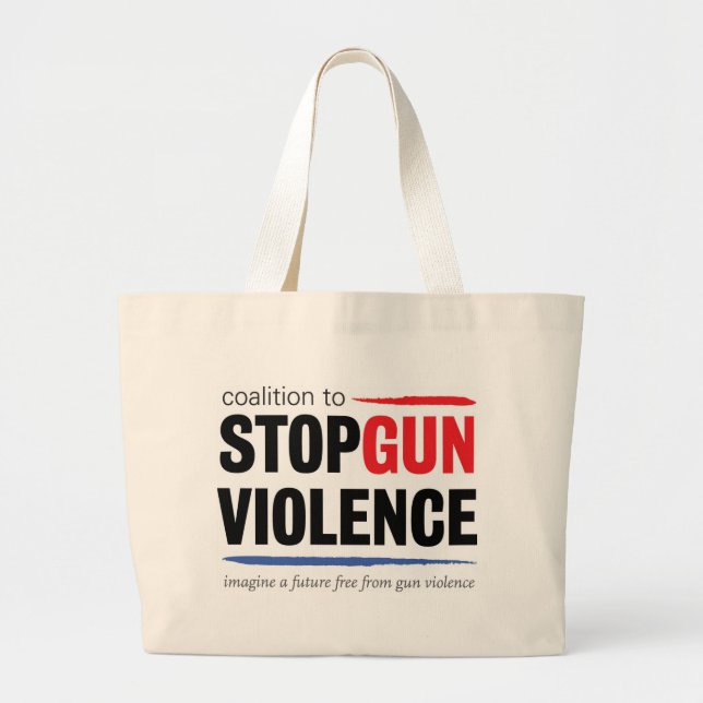 Grand Tote Bag Logo actuel de CSGV (Devant)