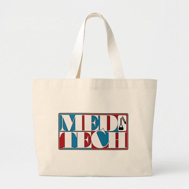 GRAND TOTE BAG LOGO DE BLOC DE LABORATOIRE DE MED TECH (Devant)