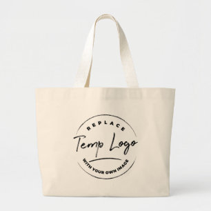 Grand Tote Bag Logo de marque avec votre entreprise