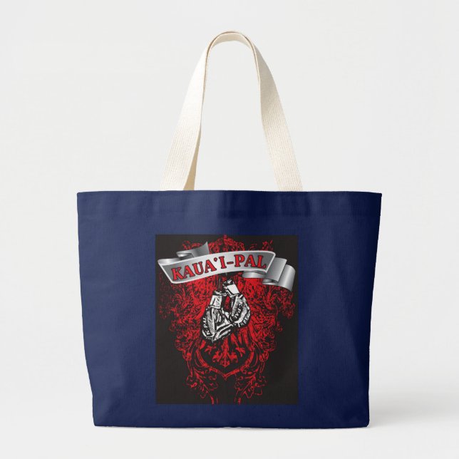 Grand Tote Bag logo majestueux de pal (Devant)
