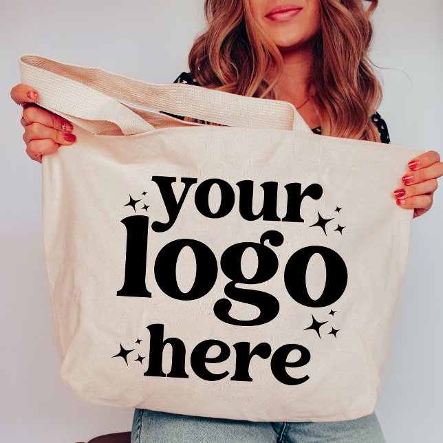 Grand Tote Bag Logo professionnel d'entreprise personnalisé (Créateur téléchargé)