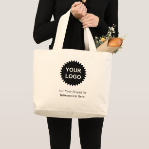 Grand Tote Bag Logo promotionnel personnalisé