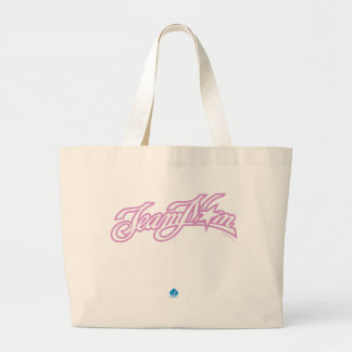 Grand Tote Bag Logo rose de TeamMom