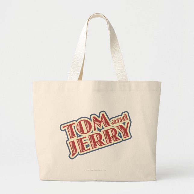 Grand Tote Bag Logo Tom et Jerry (Devant)