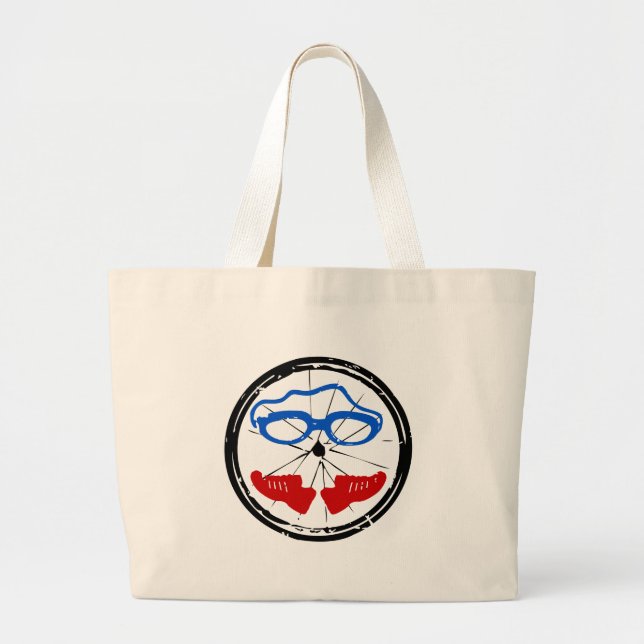 Grand Tote Bag Logo Triathlon Freak (Devant)