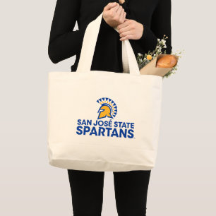 Grand Tote Bag Logo Wordmark de Spartans d'état de San Jose