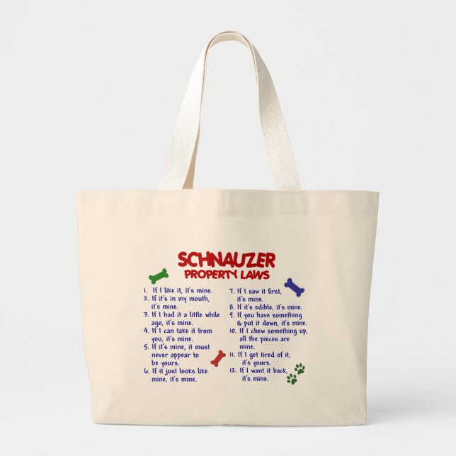 Grand Tote Bag Lois 2 de propriété de SCHNAUZER (Devant)