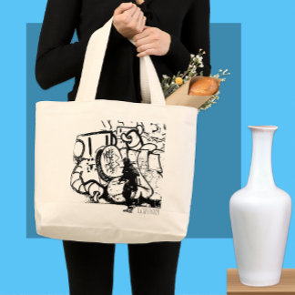 Grand Tote Bag London Street Art, Samurai, Creative Art