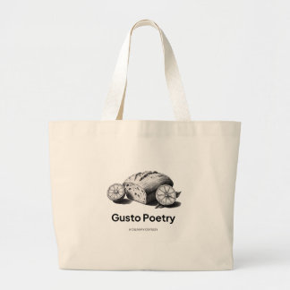 Grand Tote Bag Loss et Poésie Gusto Orange