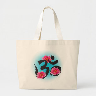 Grand Tote Bag lotus de l'OM
