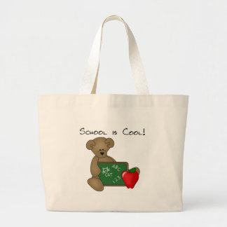 Grand Tote Bag L'ours avec l'école de conseil d'écriture est