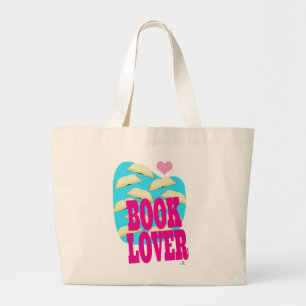 Grand Tote Bag Louvain de livre amusant lecture audacieuse logo d