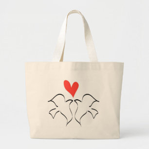 Grand Tote Bag Love Doves