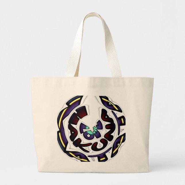 Grand Tote Bag Love Hakuna Matata Art Imprimer (Devant)