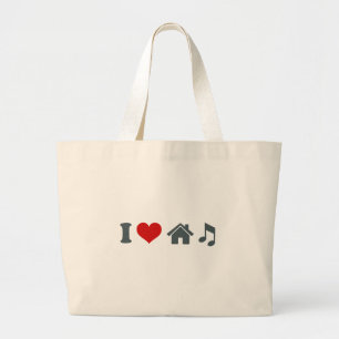 Grand Tote Bag Love House Music