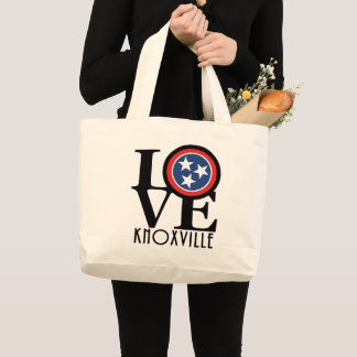 Grand Tote Bag LOVE Knoxville Tennessee
