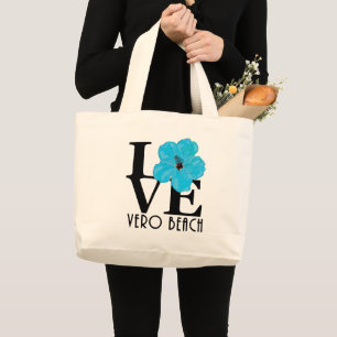 Grand Tote Bag LOVE Vero Beach Floride