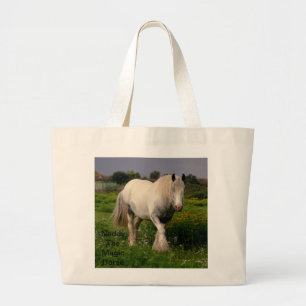 Grand Tote Bag Lovely Philip Jacobs Fabric Neddy Horse Bag