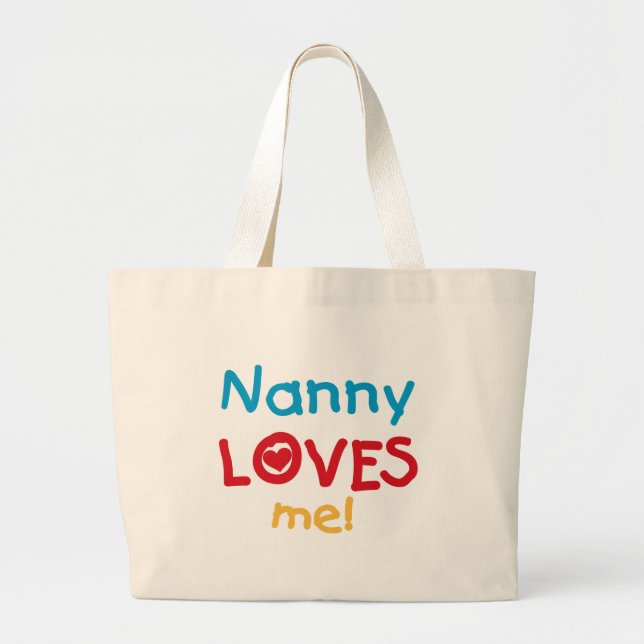 Grand Tote Bag LOVESMEnanny (Devant)