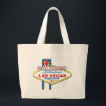 Grand Tote Bag Lune de miel de Las Vegas<br><div class="desc">Design lune de miel de Las Vegas</div>