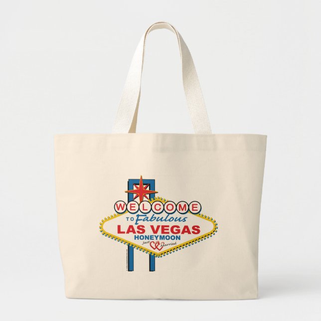 Grand Tote Bag Lune de miel de Las Vegas (Devant)