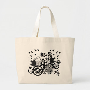 Grand Tote Bag Lutin en noir