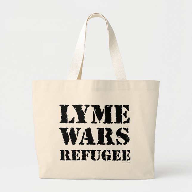 Grand Tote Bag Lyme lutte réfugié (Devant)