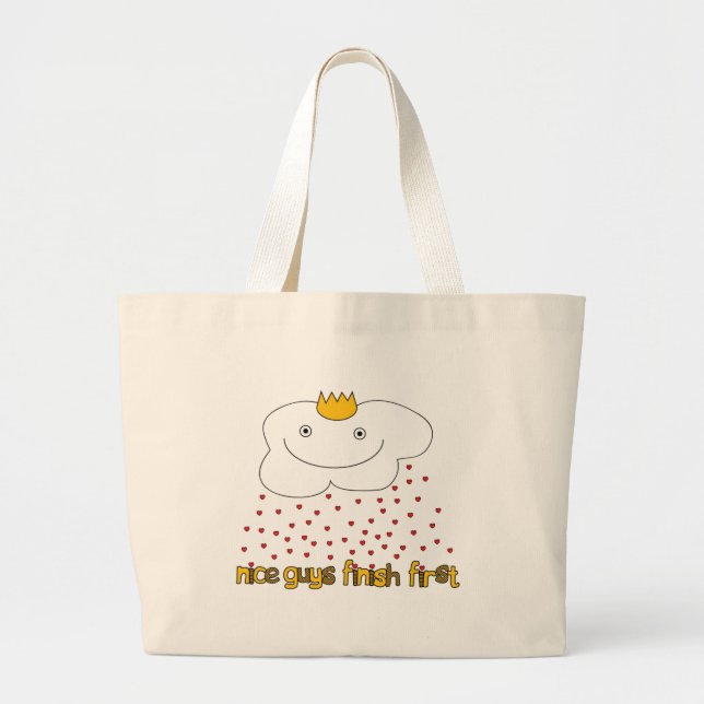 Grand Tote Bag M. cloud pleut l'amour (Devant)
