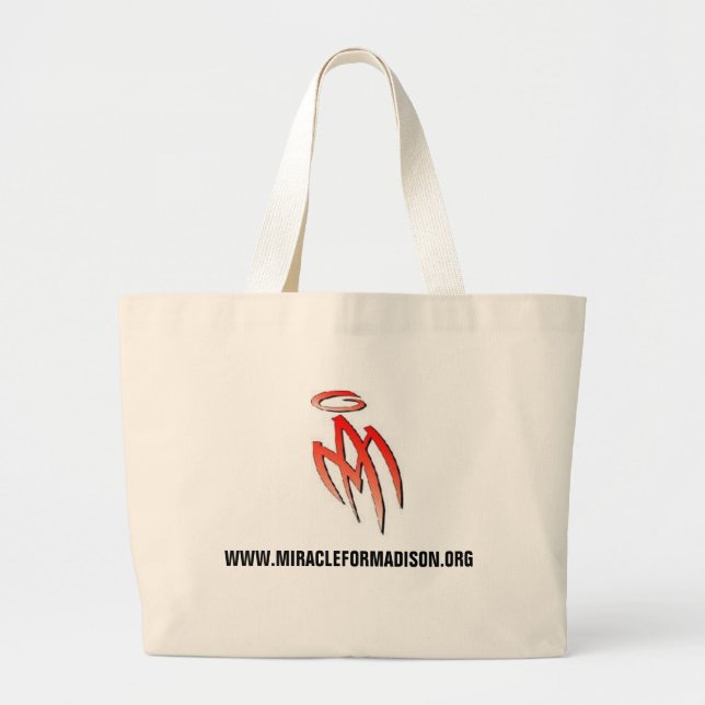 Grand Tote Bag MA - logo, WWW.MIRACLEFORMADISON.ORG (Devant)