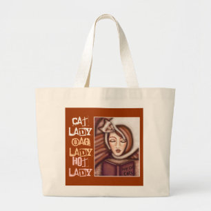 Grand Tote Bag Madame Bag de chat siamois