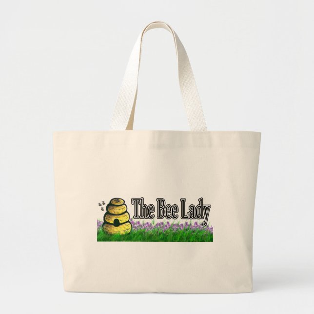 Grand Tote Bag Madame d'abeille (Devant)