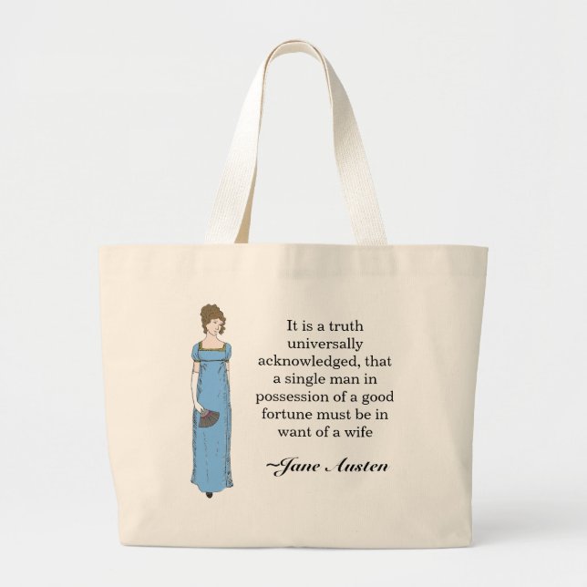 Grand Tote Bag Madame de Jane Austen (Devant)