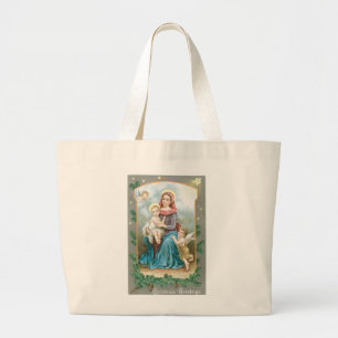 Grand Tote Bag Madonna avec Christ Child