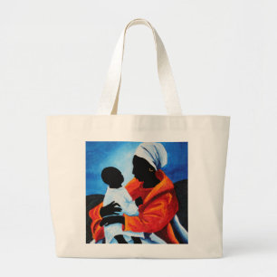 Grand Tote Bag Madonna et enfant - premiers mots 2008