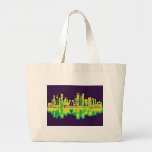 Grand Tote Bag Madrid Espagne Skyline