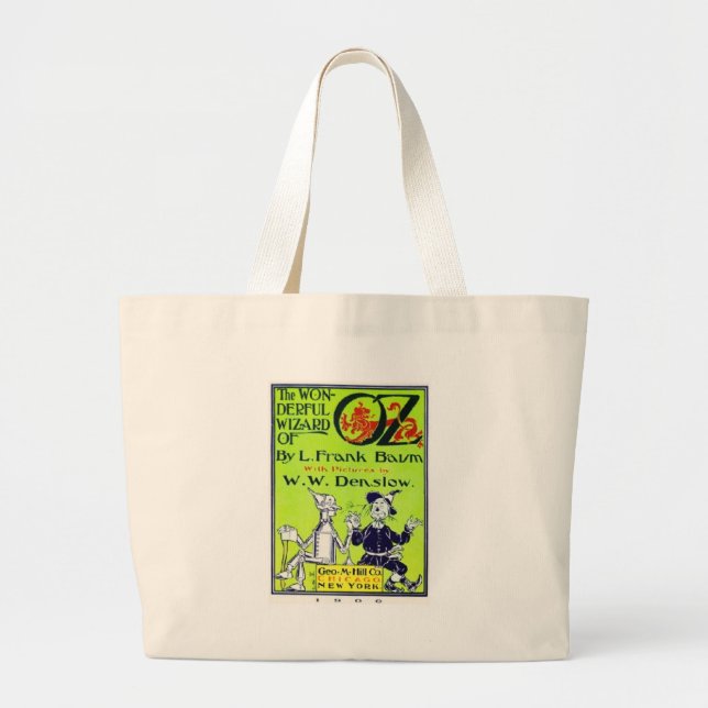 Grand Tote Bag Magicien d'Oz merveilleux (Devant)