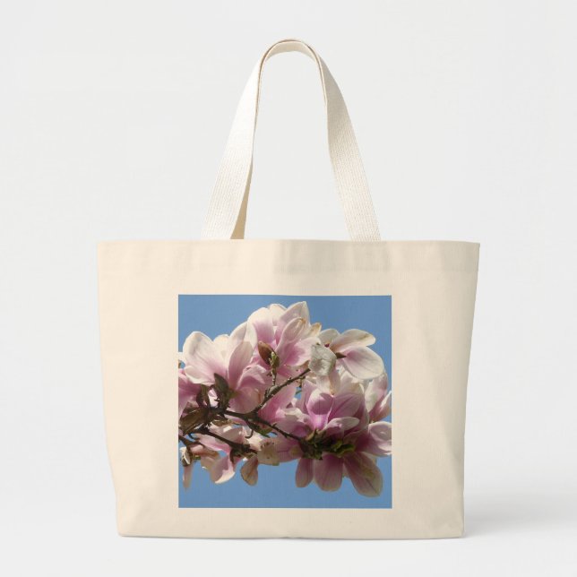 Grand Tote Bag Magnolia blossom (Devant)